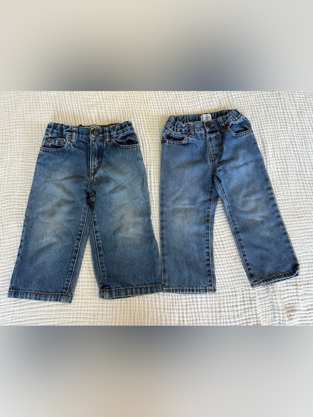 Children’s Place Kids Blue Denim Jeans (2) & Gymboree cargo shorts
